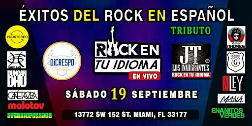 Una Noche de ROCK EN TU IDIOMA en Kendall, FL