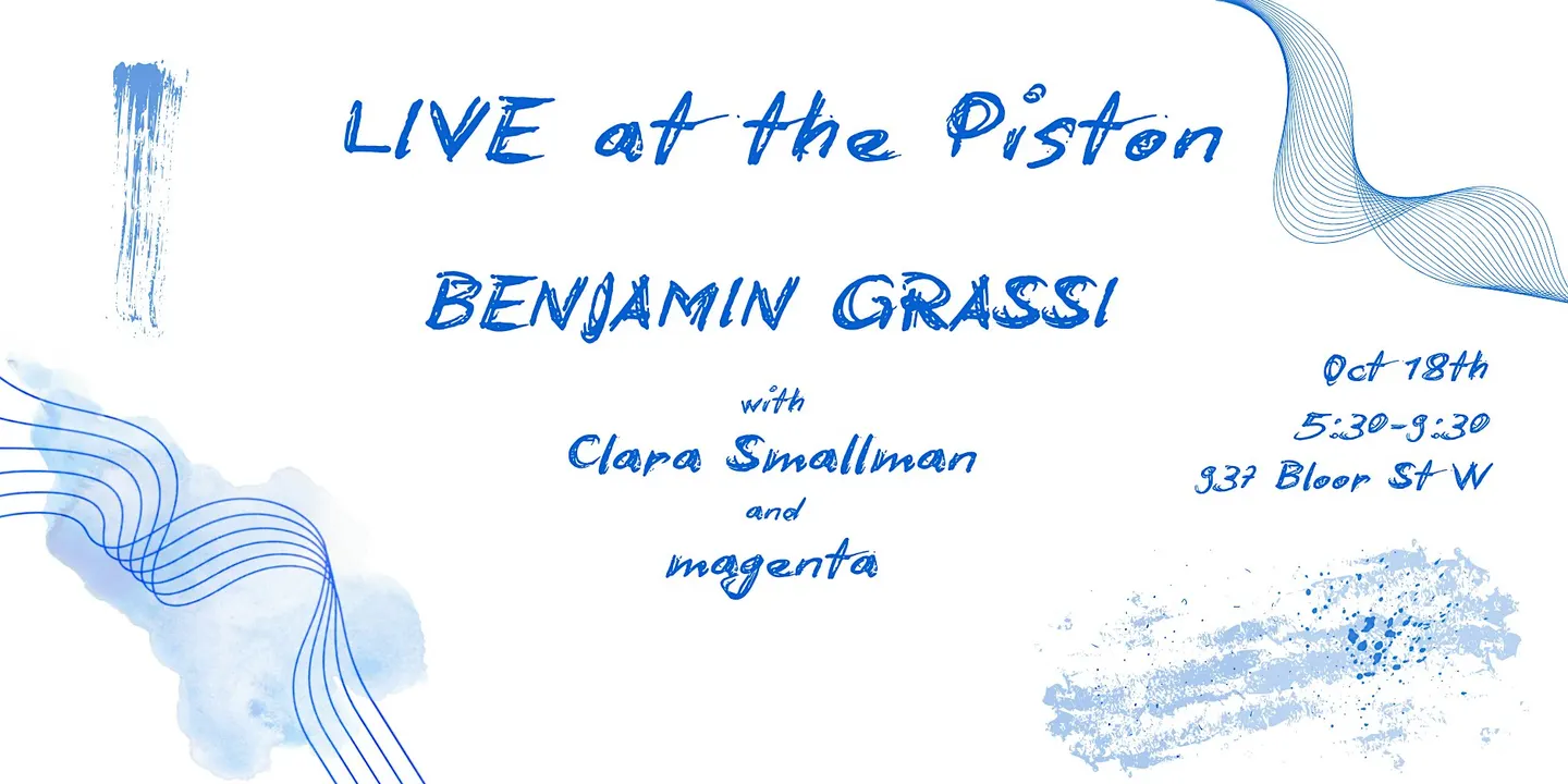 Benjamin Grassi Live at The Piston