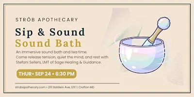 A Tea and Sound Bath Journey with Stef of Sage Healing and Guidance