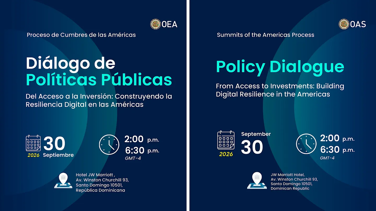 Diálogo de Políticas Públicas | Policy Dialogue