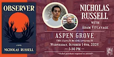 Nicholas Russell with Adam Vitcavage Live at Tattered Cover Aspen Grove