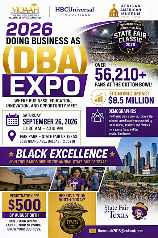 Doing Business As (DBA) Expo 2026 @ the AAM - Fair Park, Dallas, TX