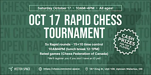 Oct 17 Rapid Chess Tournament
