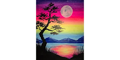 Prismatic Moon - Paint and Sip in Orange County | Classpop!™