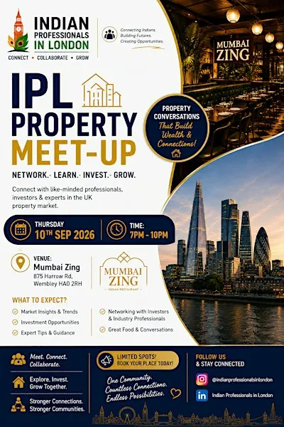 Indian Professionals in London - Real Estate Club Networking