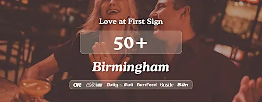 Birmingham Singles Night, 50+ | Slug & Lettuce | Love at First Sign
