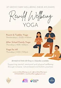 Rewild Yoga for All/ Parents & Toddlers/After School Family