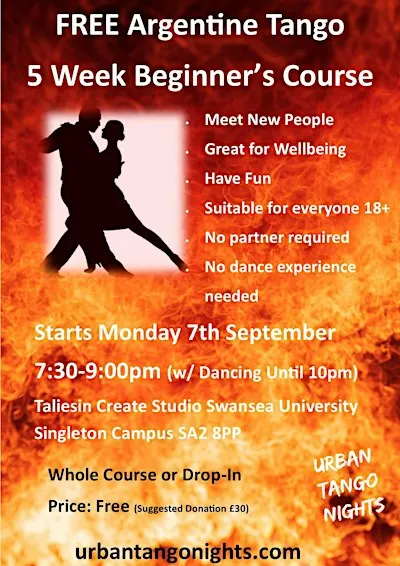 FREE 5 Week Argentine Tango Beginners Course