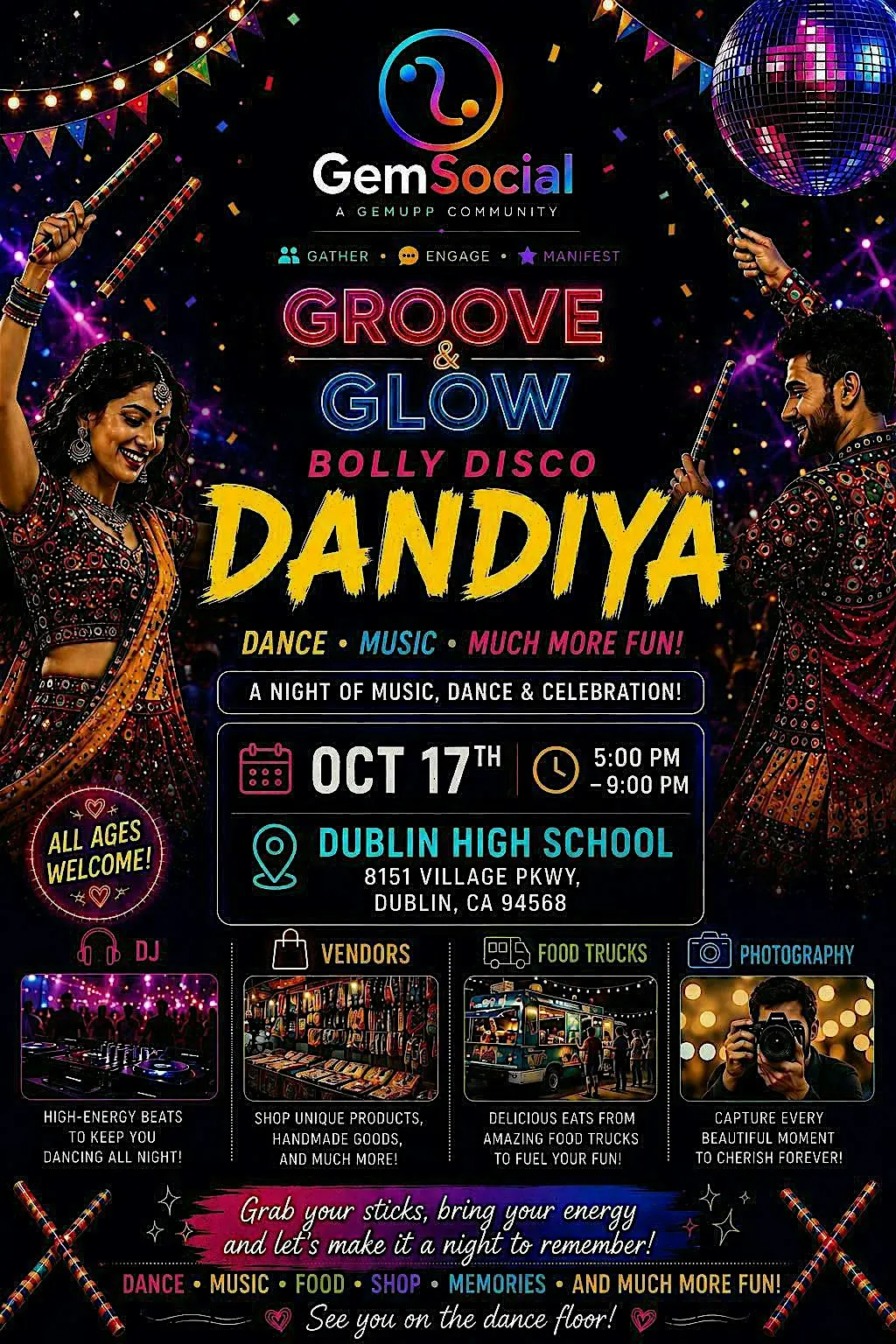 Groove & Glow Bolly Disco Dandiya