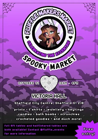 Fluffle Makers Market 9: - The Spookiest Market in Sheffield