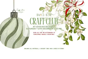 Craft Club - Christmas Bauble Painting
