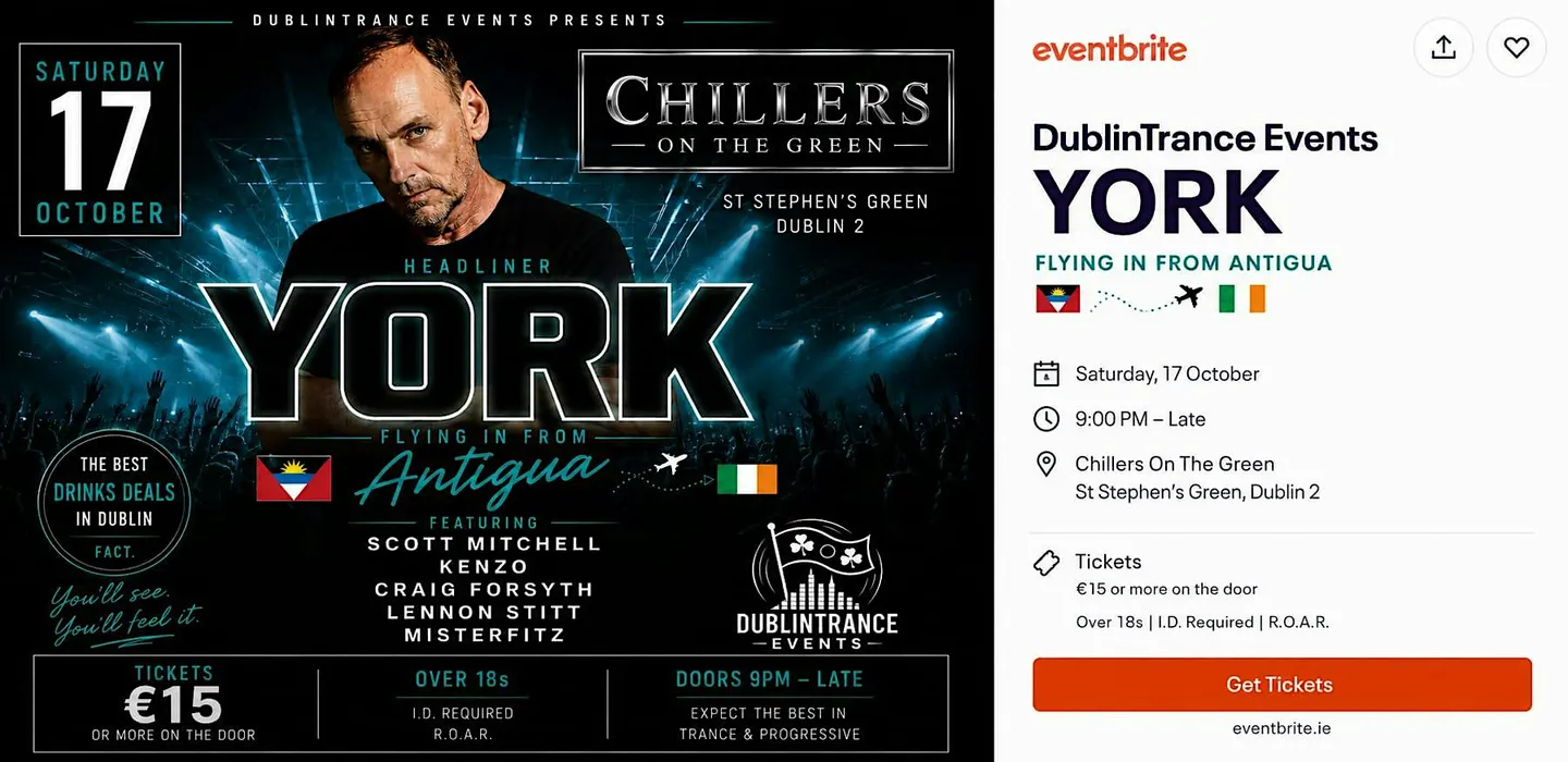 DublinTranceEvents Presents York