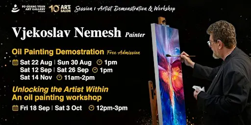 2026 Art Salon l Easy Going Oil Painting Workshop by Vjekoslav Nemesh