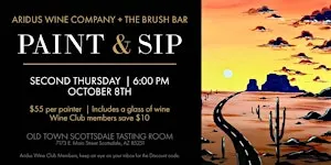 Aridus x Brush Bar Paint & Sip