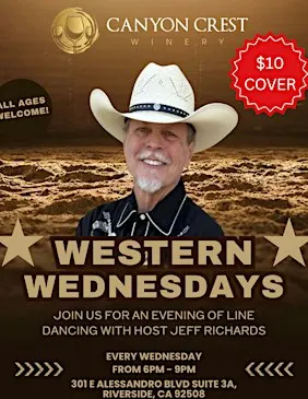 Line Dancing with Jeff at Canyon Crest Winery