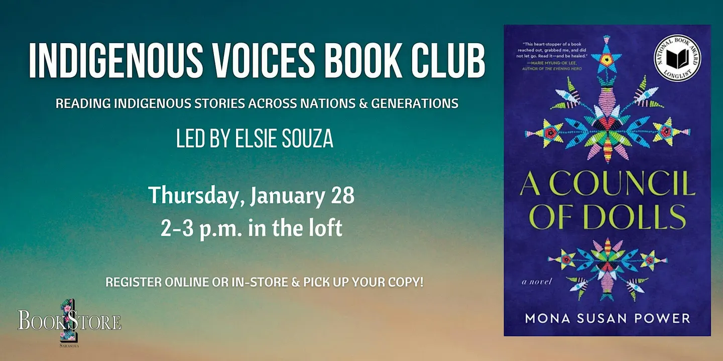 Indigenous Voices Book Club: "A Council of Dolls" by Mona Susan Power