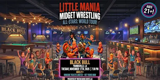 Little Mania Wrestling: Big Action, Tiny Wrestlers! Youngsville, LA!