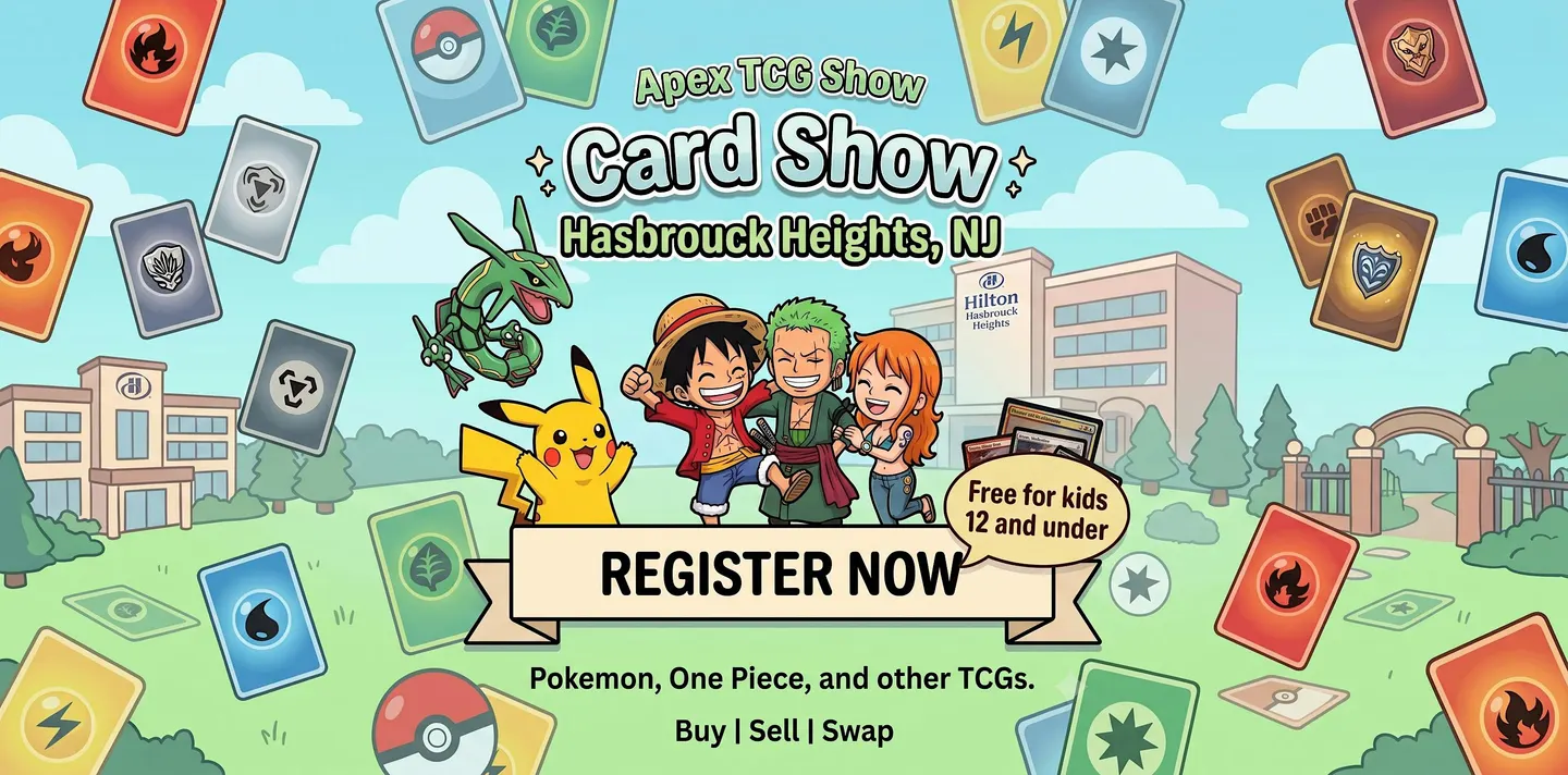 Apex TCG Show: Card Show - Hasbrouck Heights, NJ