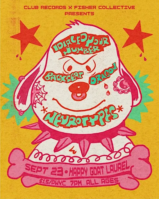 idialedyournumber, Backseat Dragon, Neurotypes @ Henry Arlingtons