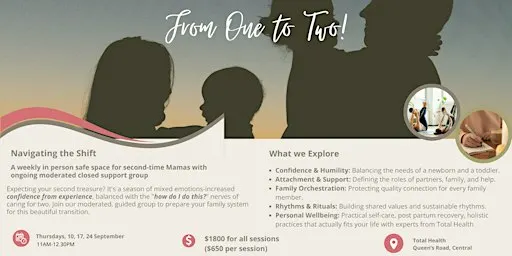 Navigating the Shift- from One to Two (Kids)- Session 3 (of 3)