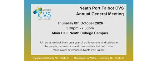 Neath Port Talbot CVS Annual General Meeting 2026