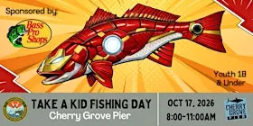 Take a Kid Fishing Day - Cherry Grove Pier