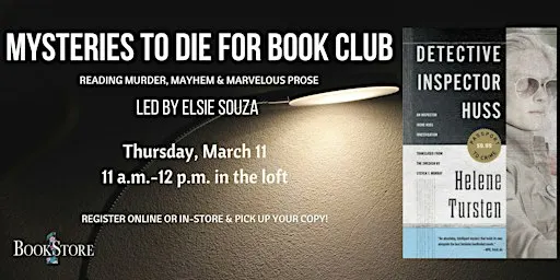 Mysteries to Die For Book Club: "Detective Inspector Huss" - Helene Tursten