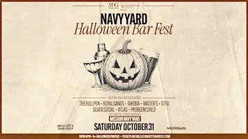 Navy Yard DC Halloween Bar Fest | Mad City Bar Fest