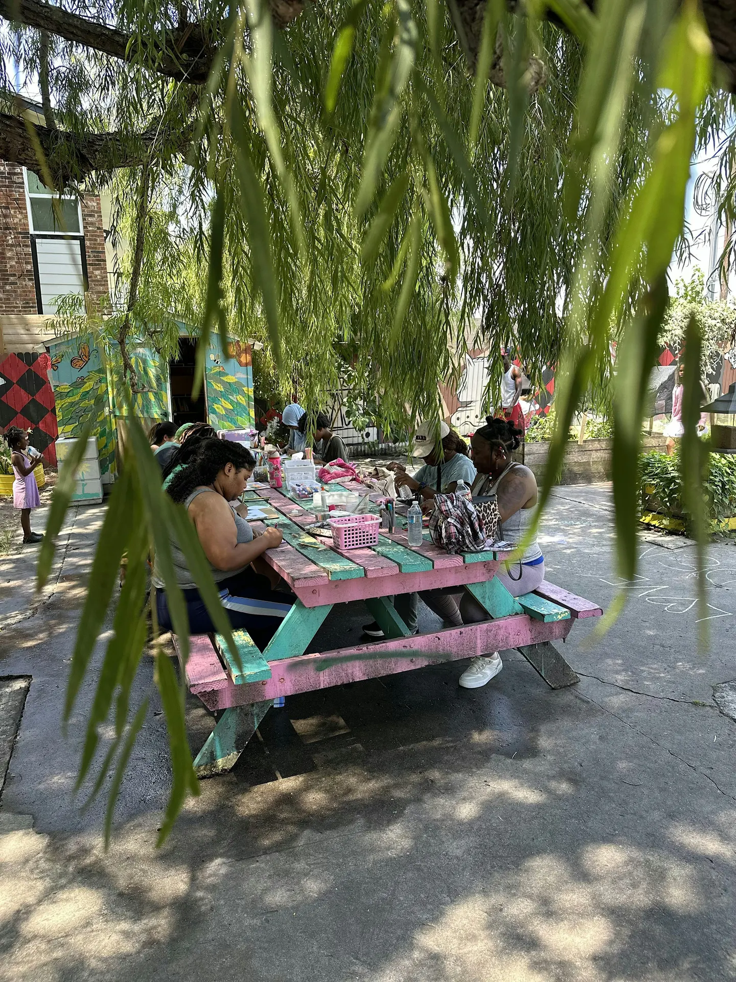 Craft Session in the Community Garden