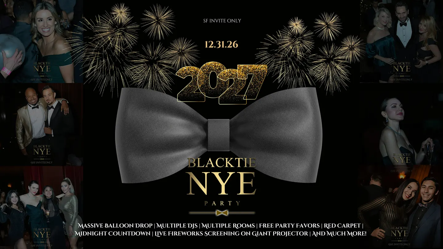 BLACK TIE NEW YEARS EVE 2027 AT THE HISTORIC HOTEL W/ MASSIVE BALLOON DROP