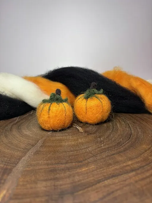 Needle felted Tiny Pumkin Workshop