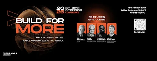 Faith Driven Entrepreneur Conference 2026 Watch Party — Faith Family Church