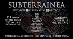 SUBTERRAINEA OKTOBER - 90s Britpop & 80s Synthpop & MORE