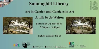 Art in Garden and Gardens in Art - A talk by Jo Walton