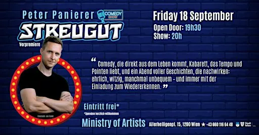 Kabarett: STREUGUT Peter Panierer
