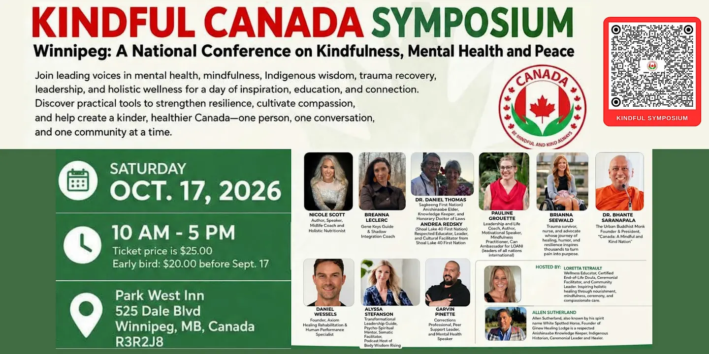 Kindful Canada Symposium, A National Conference on Kindfulness & Peace