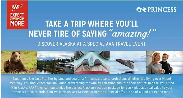 AAA INVITES YOU TO DISCOVER ALASKA WITH PRINCESS CRUISES!