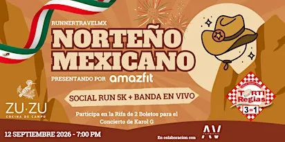 NORTEÑO MEXICANO RUN 5K BY RUNNER TRAVEL MX