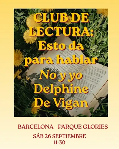 "Esto da para hablar". Club de lectura en Barcelona.