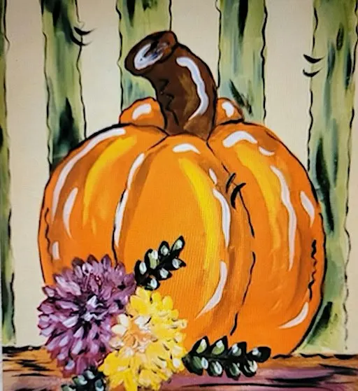 AUTUMN FUN WITH ACRYLICS!