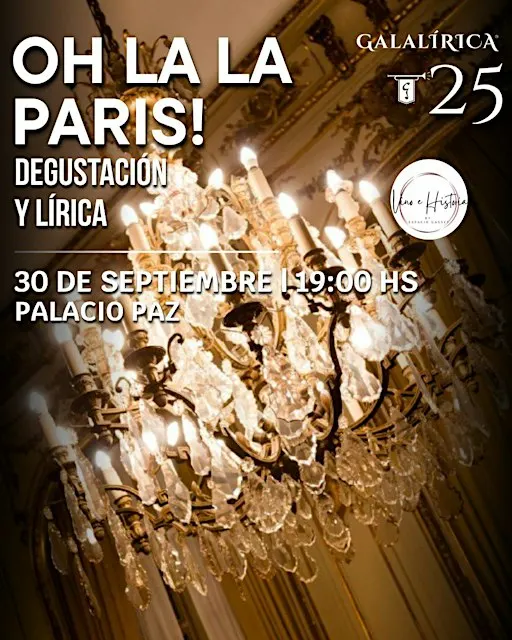 OH LA LA PARIS, en el Salón de baile del Palacio Paz