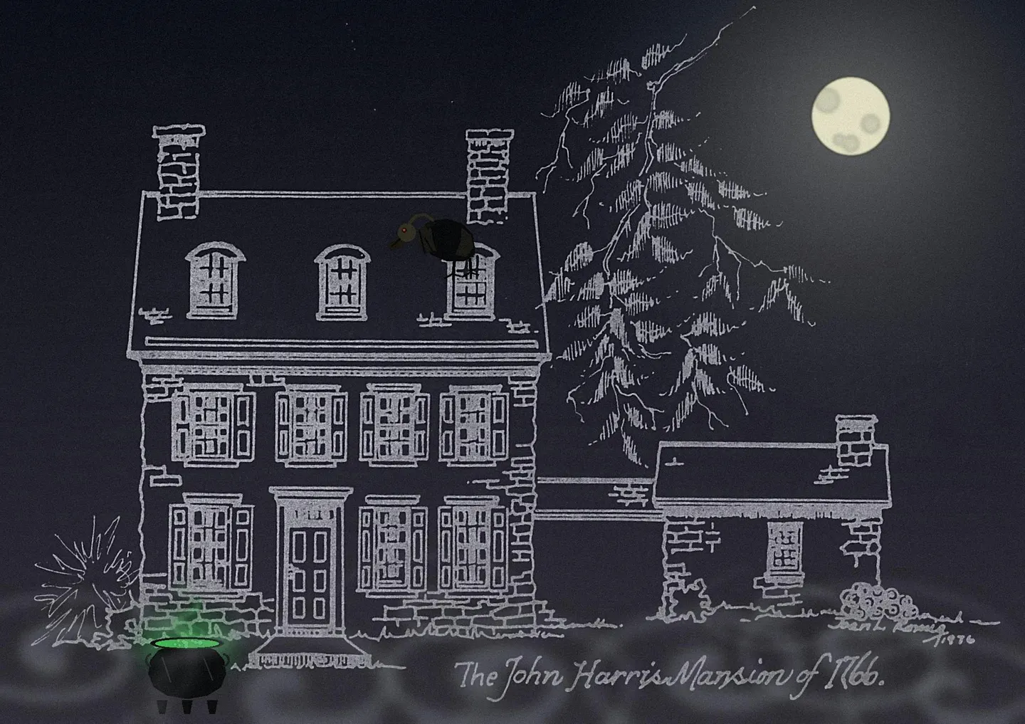 Haunted History Party at the John Harris Mansion
