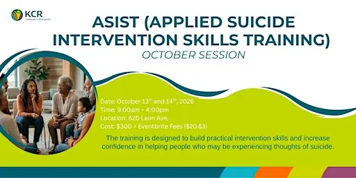 ASIST (Applied Suicide Intervention Skills Training) OCTOBER SESSION