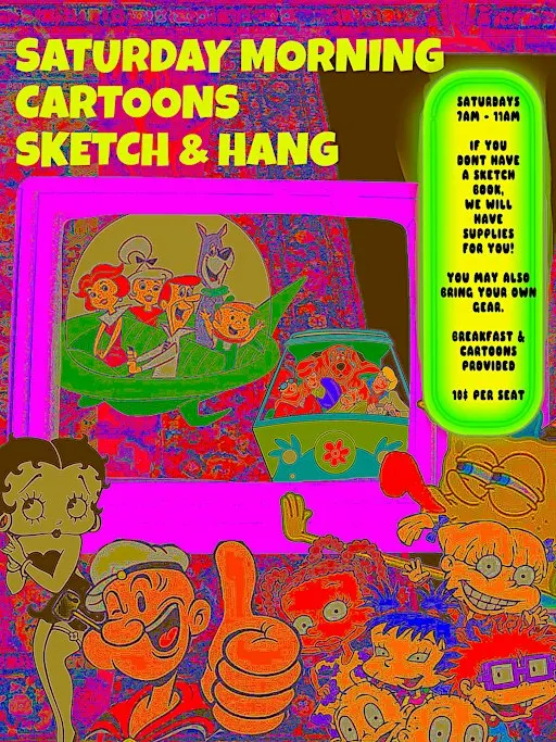 Saturday Morning Cartoons Sketchbook Club