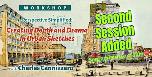 Afternoon-Perspective Simplified: Creating Depth & Drama in Urban Sketches