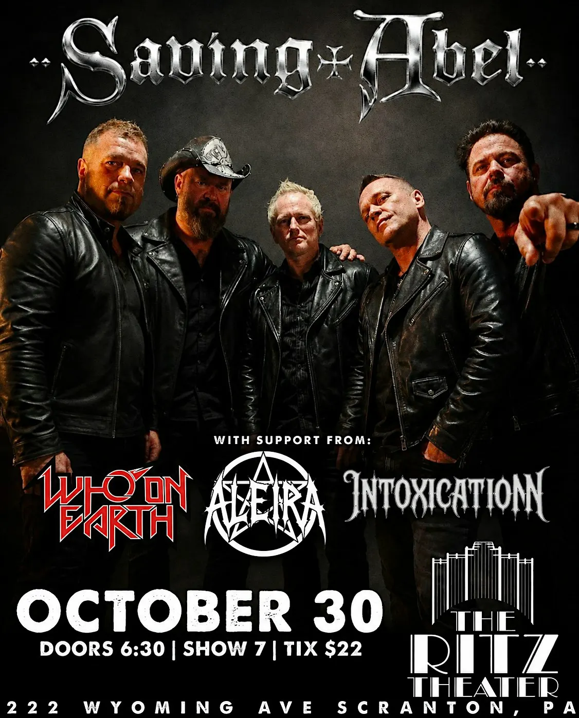Saving Abel - Live at The Ritz Theater in Scranton!