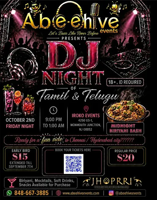 DJ Night - Tamil and Telugu