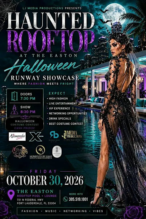 ️ HAUNTED ROOFTOP AT THE EASTON, Halloween Runway Showcase