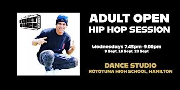 Open Hip Hop Sessions for Adults (18+ years)