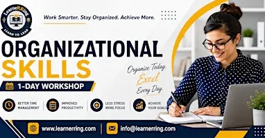 Organizational Skills 1-Day Workshop| North Dakota